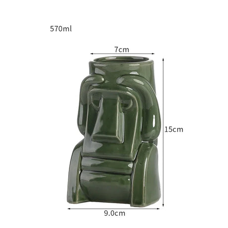 Exotic Tiki Ceramic Cocktail Glass 🍹 - Julia M LifeStyles