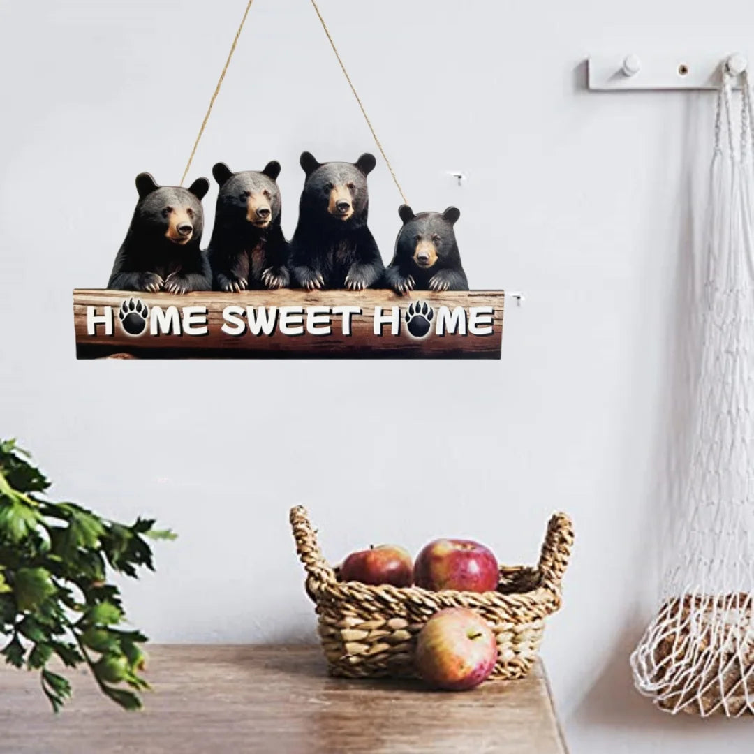 Wooden Inspirational Hanging Wall Art with Rope for Home Decor