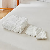 New Monstera Leaves Tufted Duvet Cover Set Single Double Bedding Set King Soft Comfortable Durable Quilt Cover and Pillowcases