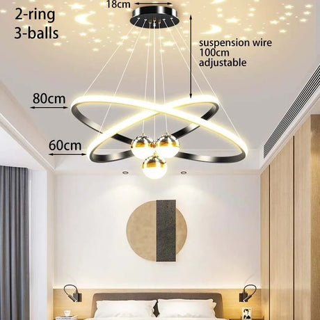 Starry Sky Ceiling Pendant Lamp