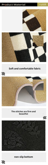 Simple Black And White Style Carpet