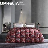 Italy Import Silk Duvet 95 White Goose down Quilt Winter Quilt Thickened Mute Floor Heating Air-Conditioning Quilt Julia M Home & Kitchen