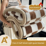 Winter Coral Fleece Cover Throw lanket Office Nap Blanket Sofa Cover Dormitory Half Velvet Blanket Julia M LifeStyles
