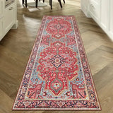 Bohemian Corridor Carpet Geometric Pattern Crystal Velvet Floor Mat - Julia M LifeStyles