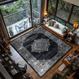 Luxury Retro Black Persian Carpet - Julia M LifeStyles