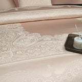 4/7Pcs Luxury Soft Silky Egyptian cotton Damask Satin Bedding Set Super King Duvet Cover Flat Sheet/Fitted Sheet Pillowcases Julia M LifeStyles