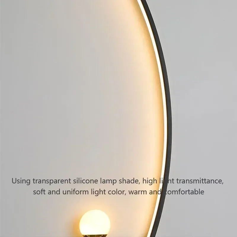 Modern LED Wall Lamp with Smart Remote Control for Bedroom and Living Room Julia M LifeStyles