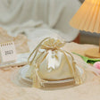 Luxury Packing Drawstring Velvet Pouch Sachet Gift Bag with pearl string on soft satin cloth