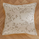 Exquisite Nordic Floral Embroidery French Cream Throw Pillow Cover Julia M LifeStyles