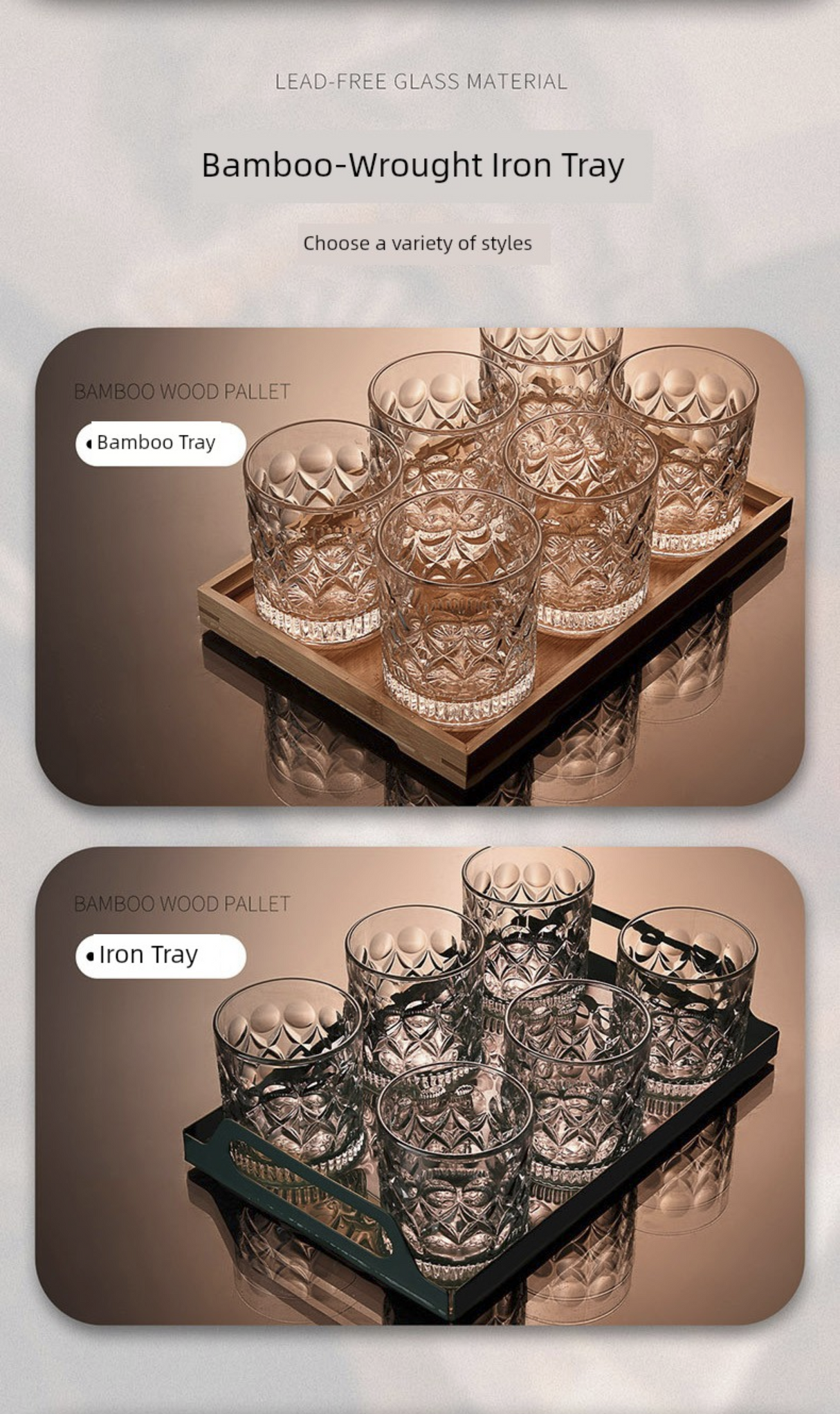 Crystal Whiskey Glass Set of 6 (201-300mL)