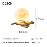 Carrara Marble Outdoor Wall Sconce