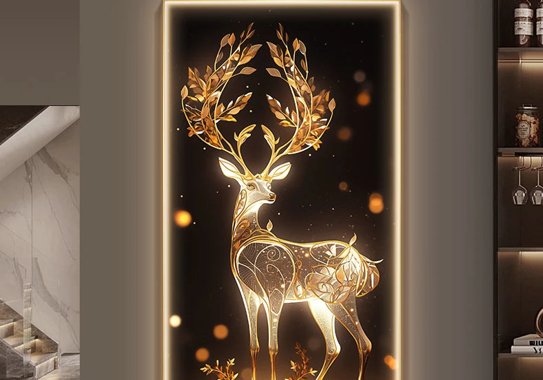Luxury LED Crystal Porcelain Wall Lamp
