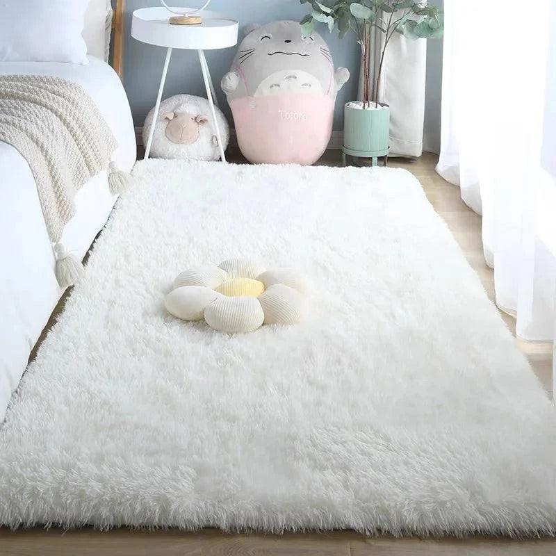 Tie-Dye Plush Carpet - Soft Fluffy Living Room Bedroom Mat - Julia M LifeStyles