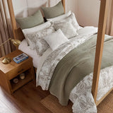 Elegant Taupe Cotton Waffle Quilt Set with Pillow Shams for Full/Queen Bed Julia M LifeStyles