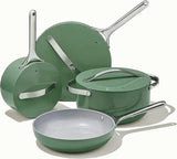 Carawayhome Nonstick Ceramic Cookware Set - Oven Safe & Easy Cleanup