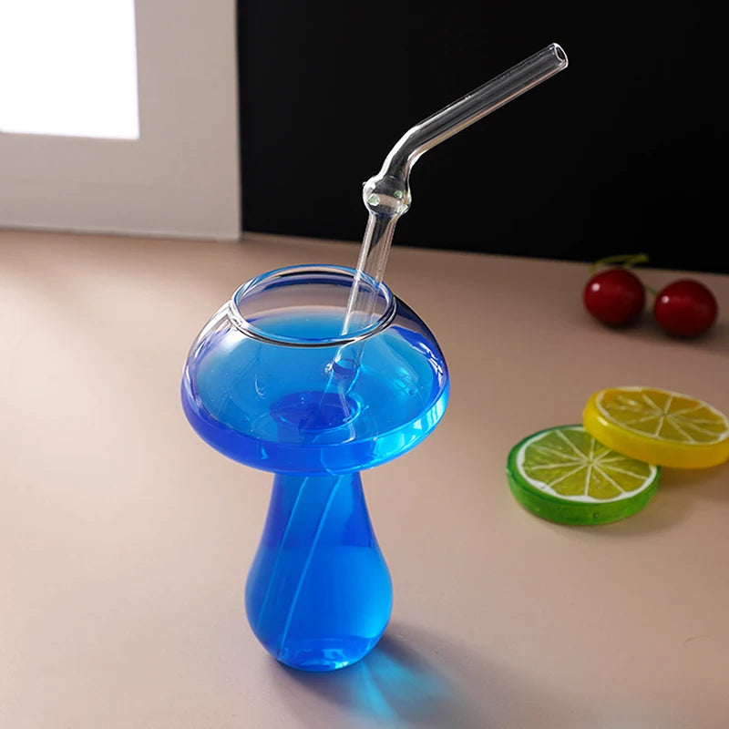 Cute Mushroom Cocktail Glass 260ml Cup For Drinks Beer Creative Clear Wine Glasses Coffee Cups Drinkware Bar Shot Glasses Julia M Home & Kitchen