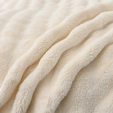 Cozy Coral Fleece Rabbit Fur Blanket for Sofa & Bedroom Julia M LifeStyles