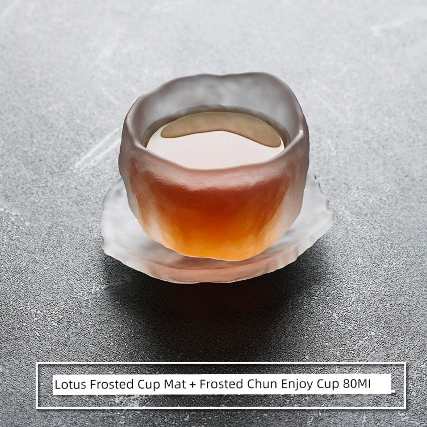 Elegant Frosted Japanese Glass Tea Cup – Single Serve Delight Julia M Home & Kitchen