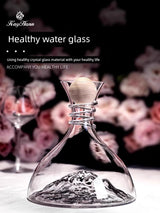 Lux Iceberg Falls Crystal Glass Wine Decanter & Filter Julia M LifeStyles
