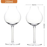 2Pcs Professional Blender's Whiskey Copita Nosing Glass,Tulip Bud,Whisky Crystal,XO Chivas Regal Goblet Cup,Wine Serving Glasses