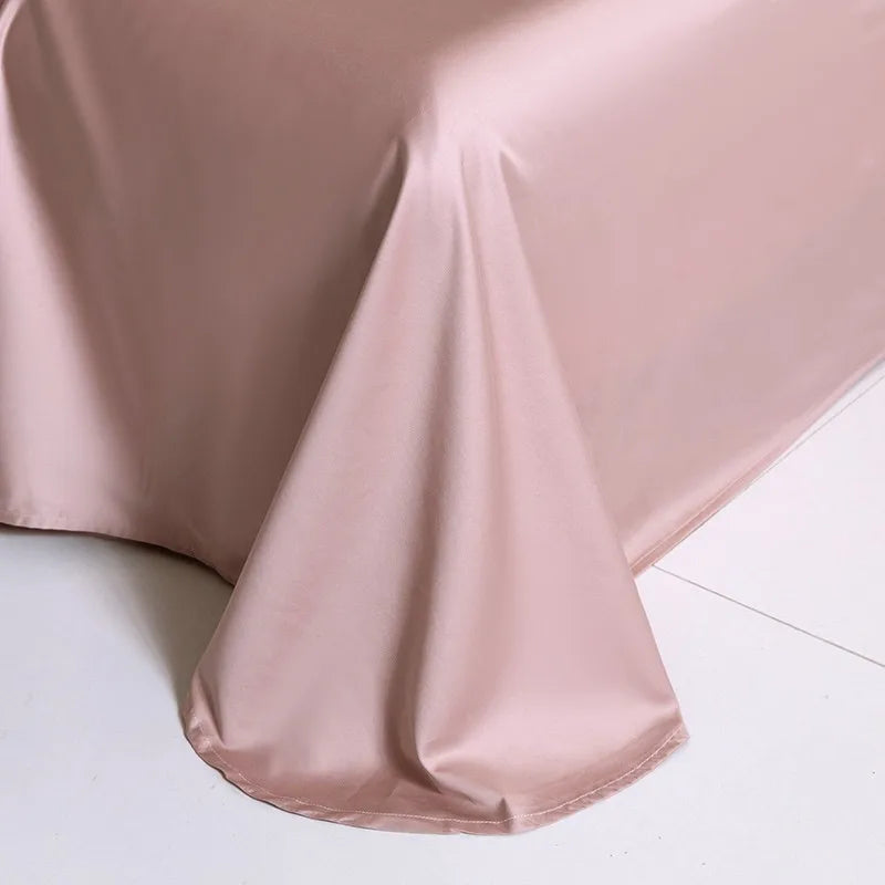 Luxury 1000TC Egyptian Cotton Duvet Cover Set with Silver Embroidery