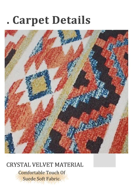 Bohemian Crystal Velvet Anti-Slip Carpet Julia M LifeStyles