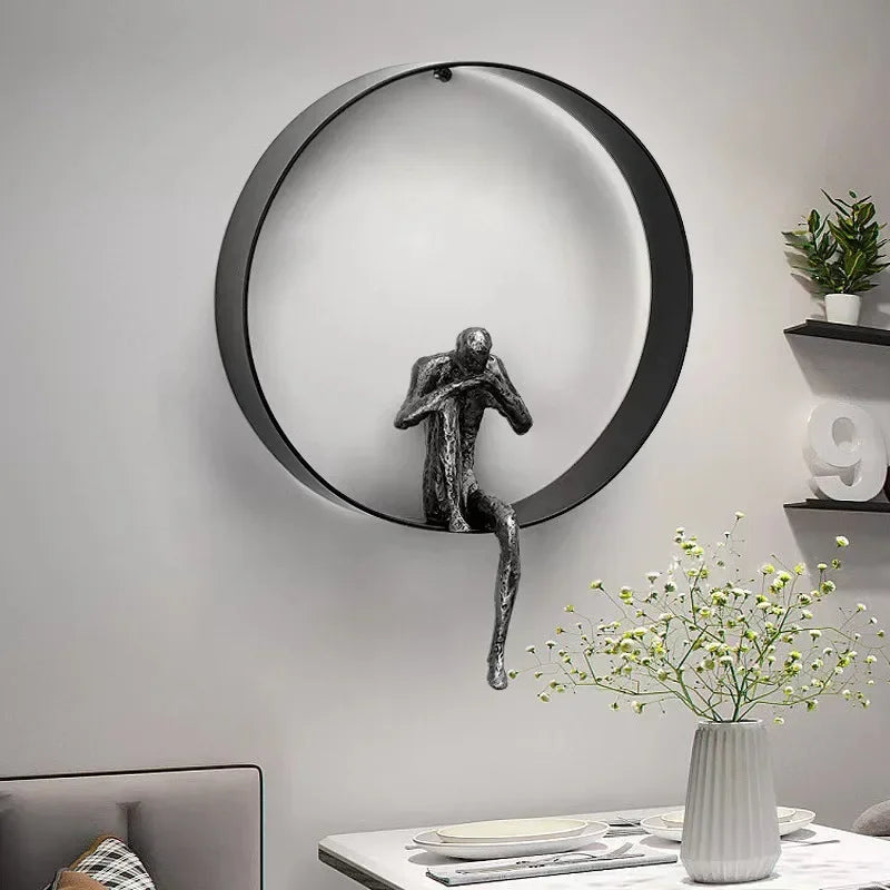 Élan Contemplation Wall Sculpture | Modern Abstract Resin Wall Art