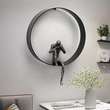 Élan Contemplation Wall Sculpture | Modern Abstract Resin Wall Art