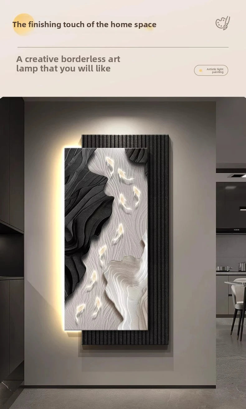 Koi Fish LED Light Wall Lamp