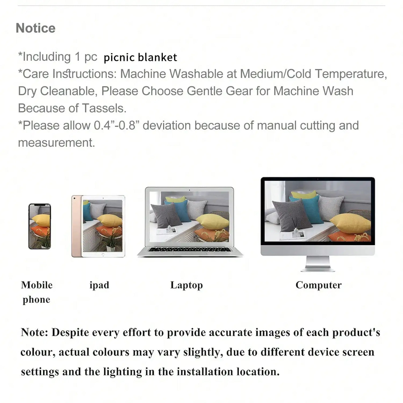 1pc Ins style Picnic Blanket, Beach Blanket, Soft & Foldable Outdoor Mat - Essential for Spring and Summer Camping, Parties