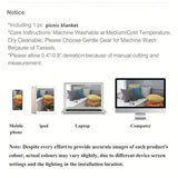 1pc Ins style Picnic Blanket, Beach Blanket, Soft & Foldable Outdoor Mat - Essential for Spring and Summer Camping, Parties