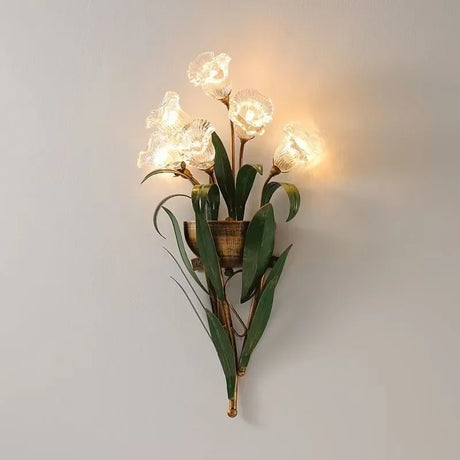 Vintage American Flower Wall Lamp - LED Ambient Light