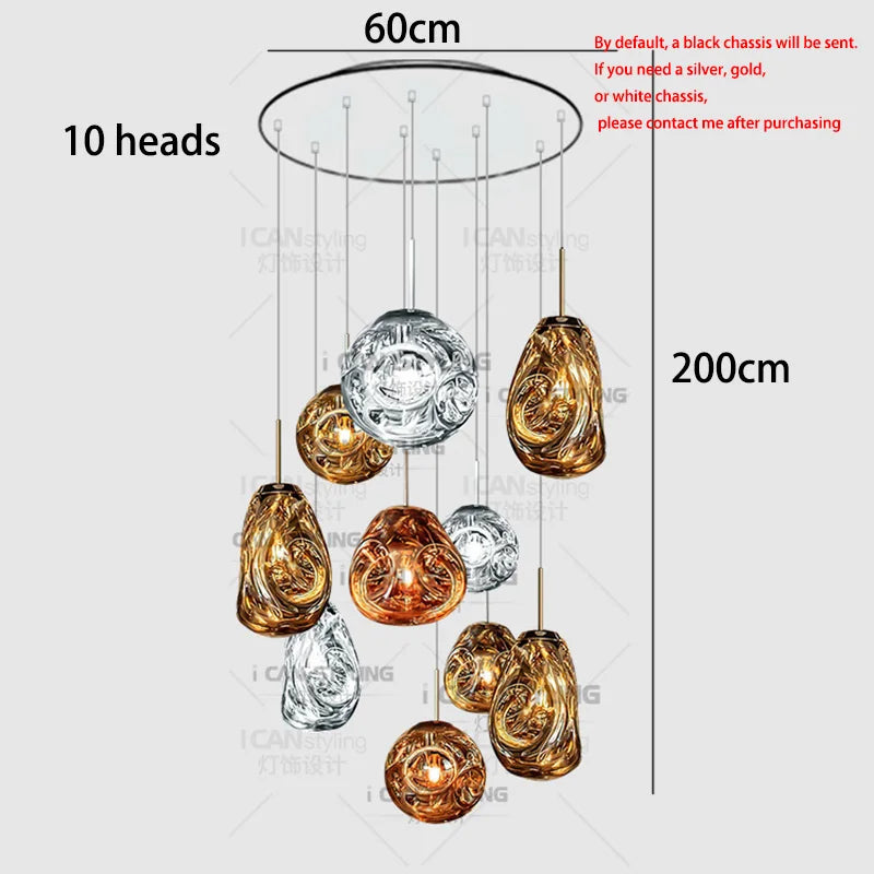 Modern Home Decor LED Lights Pendant Light Lamps for Living Room Chandeliers for Bedroom Hanging Light Indoor Lighting