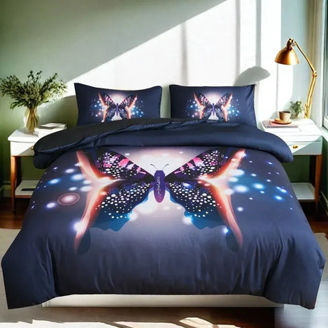 Fluffy Soft Dreamy Butterfly Comforter Cover Set - Cal King/Super King - Julia M LifeStyles