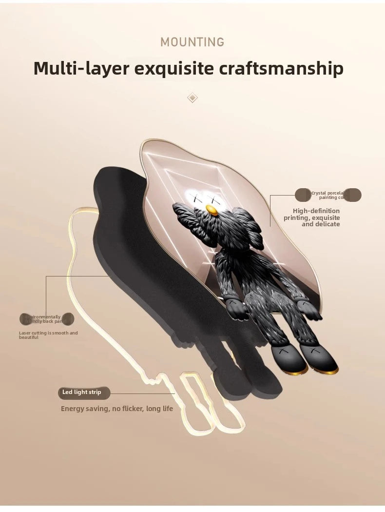 Koi Fish LED Light Wall Lamp