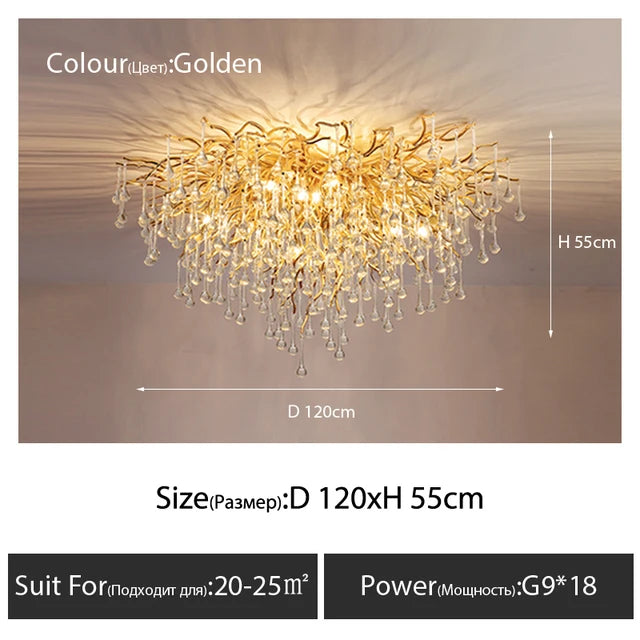 The Aurelia Crystal Cascade™ Chandelier