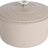 Artisan 7-Quart Round Dutch Oven - Matte Linen White w/Gold Knob Julia M Home & Kitchen