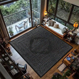 Luxury Retro Black Persian Carpet - Julia M LifeStyles