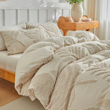 New Monstera Leaves Tufted Duvet Cover Set Single Double Bedding Set King Soft Comfortable Durable Quilt Cover and Pillowcases