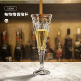 Cocktail Glass Lead-Free Crystal Bar Wine Glass Stemware Unique Champagne Glass For Sweet Wine And Drinks
