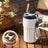 Smart LED Temperature Display Stainless Steel Coffee Cup 🌡️  Julia M Home & Kitchen White Blue  