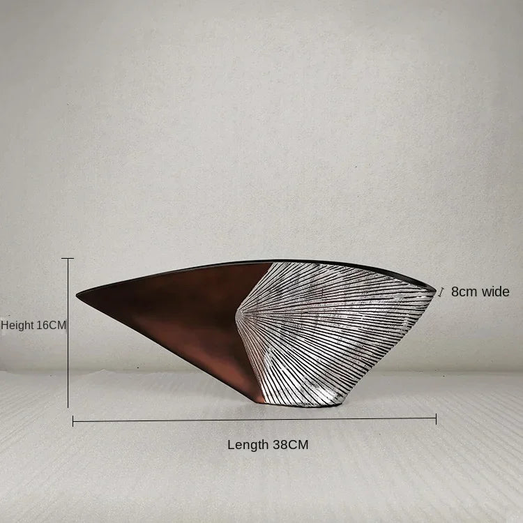 Atelier Form Sculptural Resin Vase | Modern Decorative Accent