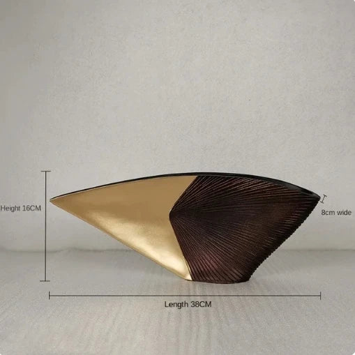 Atelier Form Sculptural Resin Vase | Modern Decorative Accent