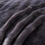Cozy Coral Fleece Rabbit Fur Blanket for Sofa & Bedroom Julia M LifeStyles