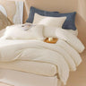 Plush Fleece Duvet Cover Set with Sheet, 4-Piece