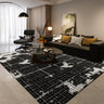 Simple Black And White Style Carpet