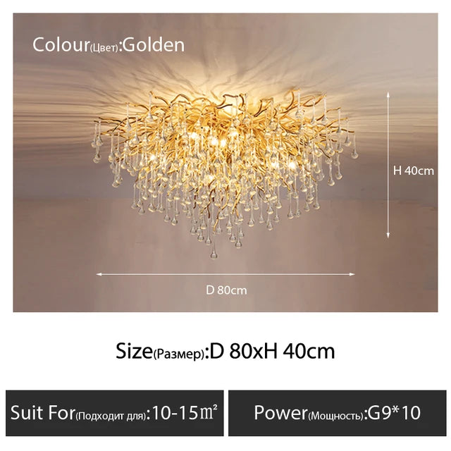 The Aurelia Crystal Cascade™ Chandelier