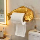 Golden Carp Vintage Toilet Paper Holder