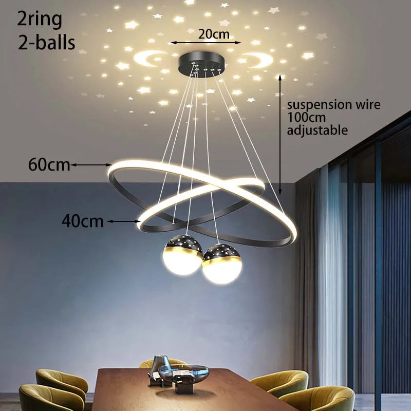 Starry Sky Ceiling Pendant Lamp