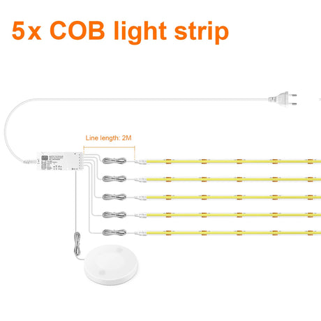 Dimmable LED Acoustic Board Wall Lamp for Bedroom & Display Use Julia M LifeStyles